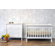 DaVinci Jacob 4-in-1 Convertible Crib with Toddler Rails in White