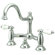 Elements of Design Centerset Bathroom Faucet with Double Porcelain Lever Handles
