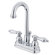 Elements of Design Centerset Bathroom Faucet with Double Lever Handles