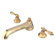 Elements of Design Metropolitan Double Handle Deck Mount Roman Tub Faucet Trim Metal Lever Handle
