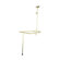 Elements of Design Vintage Volume Control Tub and Shower System with Porcelain Lever Handles