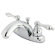 Elements of Design Centerset Bathroom Faucet with Double Lever Handles