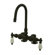 Elements of Design Hot Springs Double Handle Deck Mount Clawfoot Tub Faucet Trim Porcelain Lever Handle
