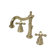 Elements of Design Heritage Widespread Bathroom Faucet with Double Cross Handles