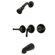 Elements of Design Magellan Tub and Shower Faucet with Metal Lever Handles