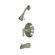 Elements of Design Milano Pressure Balanced Diverter Tub and Shower Faucet with Magellen Lever Handles