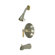 Elements of Design Milano Pressure Balanced Diverter Tub and Shower Faucet with Magellen Lever Handles