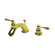 Elements of Design Widespread Bathroom Faucet with Double Lever Handles
