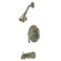 Elements of Design Royale Diverter Tub and Shower Faucet with French Lever Handles