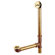 Elements of Design 18" Waste and Overflow Trip Lever with Grid