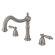 Elements of Design Heritage Double Handle Deck Mount Roman Tub Faucet Trim Metal Lever Handle