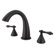 Elements of Design Double Handle Deck Mount Roman Tub Faucet Trim Metal Lever Handle