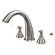 Elements of Design Double Handle Deck Mount Roman Tub Faucet Trim Porcelain Lever Handle