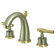 Elements of Design Milano Widespread Bathroom Faucet with Double Lever Handles