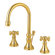 Elements of Design Madison Widespread Bathroom Faucet with Double Cross Handles