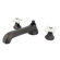 Elements of Design Double Handle Deck Mount Roman Tub Faucet Trim Porcelain Cross Handle
