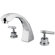 Elements of Design Double Handle Deck Mount Roman Tub Faucet Trim Milano Lever Handle