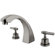 Elements of Design Double Handle Deck Mount Roman Tub Faucet Trim Milano Lever Handle