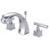 Elements of Design Widespread Bathroom Faucet with Double Lever Handles