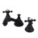Elements of Design Widespread Bathroom Faucet with Double Buckingham Cross Handles