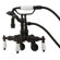 Elements of Design Hot Springs Three Handle Wall Mount Clawfoot Tub Faucet with Handshower