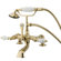 Elements of Design Hot Springs Deck Mount Clawfoot Tub Faucet with Handshower
