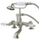 Elements of Design Hot Springs Deck Mount Clawfoot Tub Faucet with Handshower