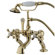 Elements of Design Hot Springs Deck Mount Clawfoot Tub Faucet with Handshower