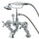 Elements of Design Hot Springs Deck Mount Clawfoot Tub Faucet with Handshower