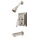 Elements of Design Silver Sage Single Handle Tub and Shower Faucet with Diverter