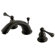 Elements of Design Widespread Bathroom Faucet with Double Lever Handles