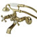 Elements of Design Double Handle Deck Mount Clawfoot Tub Faucet Trim