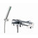 Fima by Nameeks Matrix Single Handle Deck Mount Diveter Bath Tub Faucet with Hand Shower