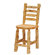 Fireside Lodge Cedar Ladder Back Counter Height Side Chair