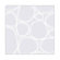 Modern-Twist Coaster Notz Pebbles in White on Clear Base (Set of 4)