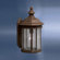 Kichler Kirkwood  Outdoor Wall Lantern in Tannery Bronze with Clear Seedy Glass
