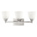 Kichler Berwick Three Vanity Light in Brushed Nickel