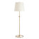 Kichler Westwood Coil One Light Floor Lamp in Natural Brass