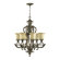 Quorum Barcelona  Chandelier in Mystic Silver