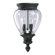 Quorum Dover  Outdoor Flush Mount in Charcoal
