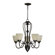 Quorum Powell  Chandelier in Old World