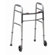 Mabis Healthcare, Inc. Button Release Aluminum Folding Walker with Non-Swivel Wheels