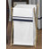 Sweet Jojo Designs White and Navy Hotel Laundry Hamper