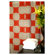 Plush Living Monogram Shower Curtain in Coral and White