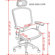 Chintaly Imports Mid-Back Adjustable Office Chair with Headrest