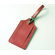 Budd Leather Distressed Leather Luggage Tag