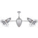 Matthews Fan Company 48" Ar Ruthiane 3 Metal Blade Rotational Outdoor Ceiling Fan