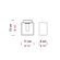 Zaneen Lighting Domino 1 Light Flush Mount