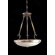 Zaneen Lighting Castella Traditional Pendant in Antique Brass
