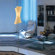 Zaneen Lighting Twister Floor Lamp in Amber